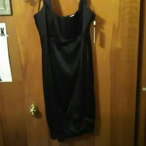 NWT Calvin Klein Black Dress 14